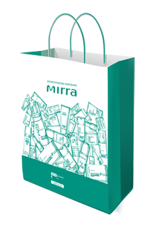 Пакет бумажный MIRRA MIX "Крафт"